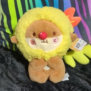Plush Lion Toy - Yellow and Brown